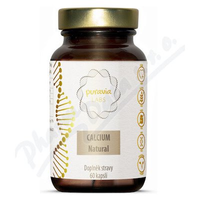 Puravia Labs Calcium Natural 60 kapslí – Hledejceny.cz