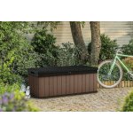 Keter DARWIN 380L 142,5 x 65,3 x 54,5 cm hnědý 17211691 – Zboží Dáma