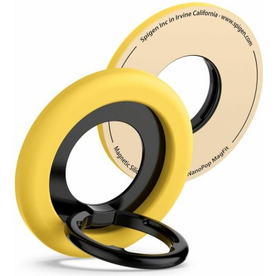 Spigen Nano Pop silikonový držák na telefon s MagSafe a prstenem - Black Sesame – Zboží Mobilmania