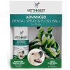 Autovýbava Vet’s Best Advanced Dental Spray & Rope Ball Kit dentální sprej lanko pro psy 120ml