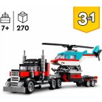 LEGO® Creator 31146 Náklaďák s plošinou a vrtulníkem – Zboží Mobilmania
