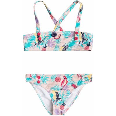 Roxy Vintage Tropical Bandeau Set tropical peach parrots island – Hledejceny.cz