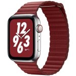 Coteetci kožený magnetický řemínek Loop Band pro Apple Watch 42 / 44mm červený WH5206-RD – Hledejceny.cz