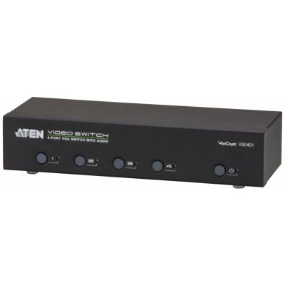Aten VS-0401-AT-G 4-Port VGA Switch with Audio
