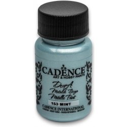 Cadence akrylové barvy Dora Metallic světle tyrkysová 50 ml