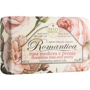 Nesti Dante Romantica mýdlo Růže s pivoňkou 250 g