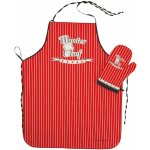 Forbyt Kuchyňská zástěra Master Chef červená 62x82 cm – Hledejceny.cz