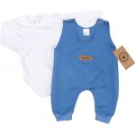 Z&Z 2-dílná soupravička body láclové kalhoty modrá – Zbozi.Blesk.cz