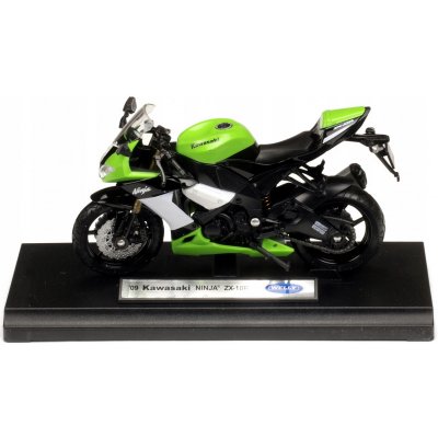 Welly 008690 Model motorky na podstavě Kawasaki Ninja ZX10R 2009 1:18 – Zbozi.Blesk.cz