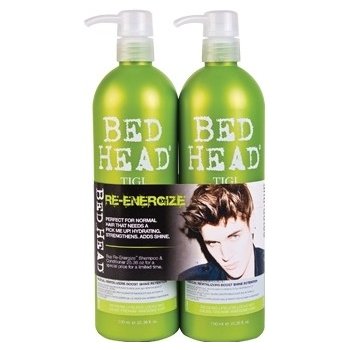 Tigi Bed Head Re-Energize Revitalizující šampon 750 ml + kondicionér 750 ml dárková sada