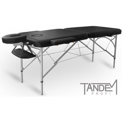 Tandem Skládací masážní stůl Profi A2D černá 195 x 70 cm 14,8 kg