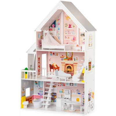 Ecotoys Domeček pro panenky Residence bílý – Hledejceny.cz