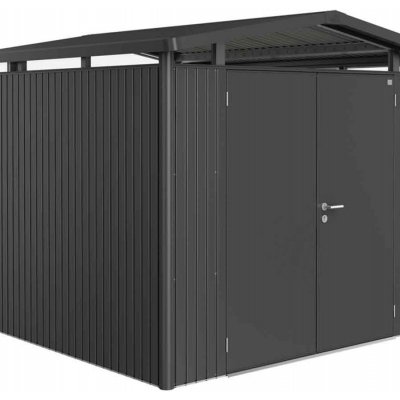 Biohort PANORAMA P5, šedý křemen metalíza, s dvoukřídlými dveřmi – Zboží Dáma