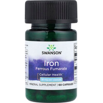 Swanson Fumarát Železnatý 18 mg 60 kapslí – Hledejceny.cz