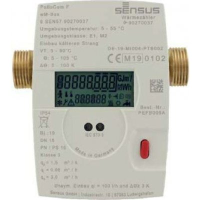 Sensus Xylem Měřič teplo Pollucom F - Qp2,5 L130mm DN20 – HobbyKompas.cz