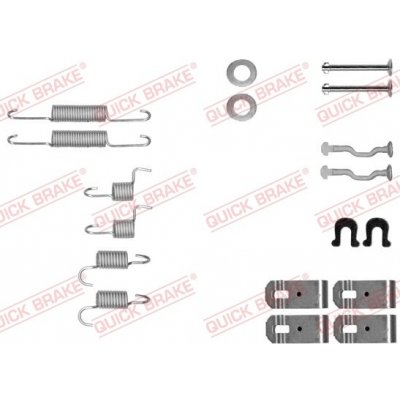 Sada příslušenství, parkovací brzdové čelisti QUICK BRAKE 105-0028 (1050028) – Hledejceny.cz