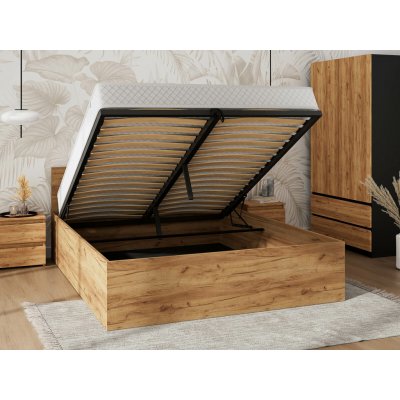AMI Nábytek DM1 s roštem a úložným prostorem dub craft – Zboží Dáma