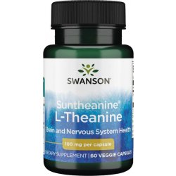 Swanson L-Teanina Suntheanine 100 mg 60 kapslí