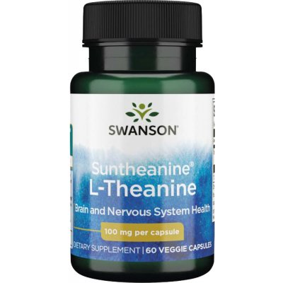 Swanson L-Teanina Suntheanine 100 mg 60 kapslí – Sleviste.cz