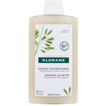 Klorane Avoine šampon s ovesným mlékem 400 ml