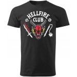 Dětské tričko Stranger Things Hellfire Club černá – Sleviste.cz