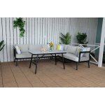 ROJAPLAST Edinburgh Stůl 140 x 80 cm, hliníkový – Zboží Mobilmania