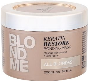 Schwarzkopf Blondme Keratin Restore Blonde Mask 200 ml od 700 Kč -  Heureka.cz