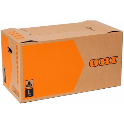 OBI Kartonová krabice na stěhování L 80 l, 67 x 35 x 35 cm – Zboží Mobilmania