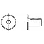 PROFISTYL Matice nábytkářská hlava 15mm, článek JCN pozink Varianta: Matice nábytkářská 15mm, JCN ZnB 6x12 hlava 15mm – Sleviste.cz