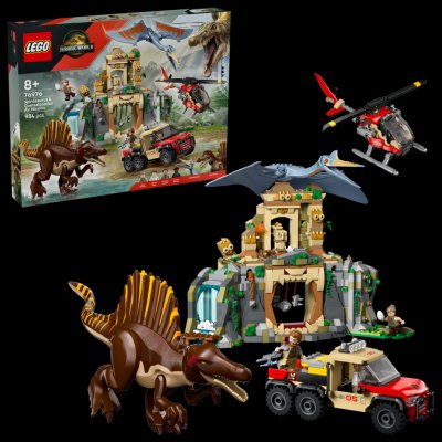 LEGO® Jurassic World 76976 Letecká mise se spinosaurem a quetzalcoatlem – Zboží Živě
