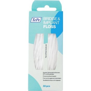 TePe Nit Bridge & Implant Floss 30 ks vláken