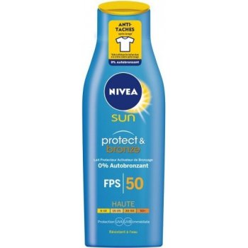 Nivea Sun Protect & Bronze intenzivní mléko na opalování SPF50 200 ml