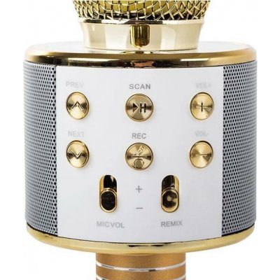 Verk 01377 Karaoke Bluetooth mikrofon 1800mAh černá – Zbozi.Blesk.cz