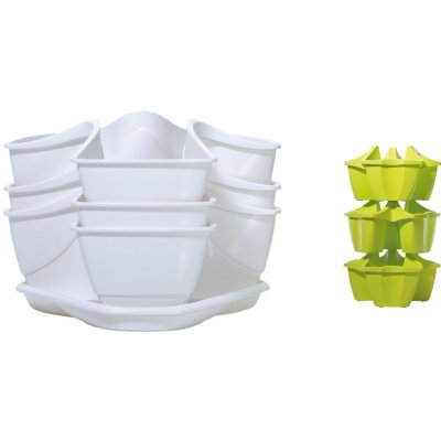Prosperplast Petrželák COUBI HERBAL bílý 29,5 cm – Zboží Dáma
