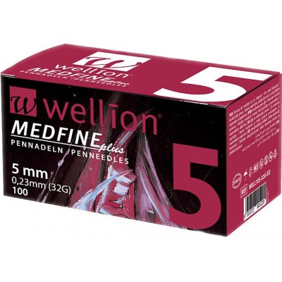 Wellion MEDFINE jehly inz.pera 0.23x5mm 32 G 100 ks – Zboží Dáma
