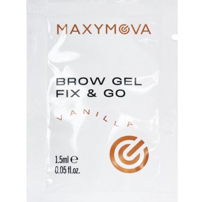 Maxymova Brow Gel Fix & Go gel s keratinem na styling obočí sáček 1 ks 1,5 ml – Zbozi.Blesk.cz