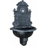 ALVI Zahradní umyvadlo/ VÝLEVKA z lehké slitina, sada - STŘÍBRNÁ patina Zahradí umyvadlo: Bez kohoutku – Zboží Dáma