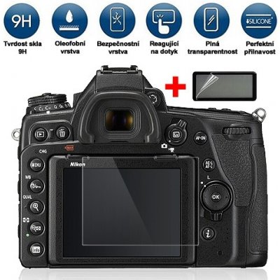 Tempered Glass ochranné tvrzené sklo pro Nikon D780/D750 (66 × 51 mm) – Zboží Živě