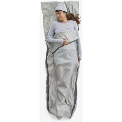 Sea to Summit Silk Blend Sleeping Bag Liner Rectangular w/ Pillow Sleeve šedá – Zboží Dáma