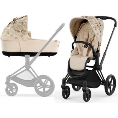 Cybex Priam 4.0 Kombinovaný Nude Beige Simply Flowers 2023 – Zboží Mobilmania