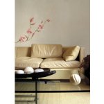 Crearreda Samolepicí dekorace WA S Magnolia 59155 Kvetoucí větev magnólie 2 archy 15x31 cm – Zboží Dáma