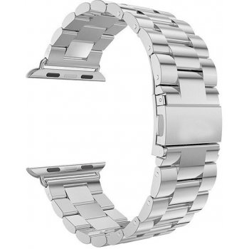 AW Kovový BR řemínek pro Apple Watch - Stříbrný Šířka uchycení řemínku: 38/40/41mm Stříbrný IR-AWBR02