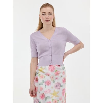 ORSAY Světle fialový dámský kardigan s krátkým rukávem – Hledejceny.cz