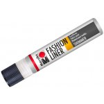 Marabu Fashion liner stříbrný třpytivý 25 ml – Hledejceny.cz