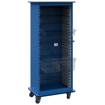 DEXTER 26 TRANSPARENT vozík boxový, otevřený, 1780x750x520 mm, pastelově modrá – Hledejceny.cz