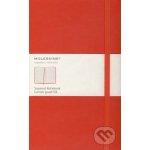 Moleskine Zápisník L tvrdé desky červený čtverečkovaný A5 120 listů – Zboží Dáma