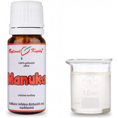 Bylinné kapky Manuka 100 % přírodní silice esenciální olej 10 ml – Hledejceny.cz