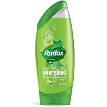 Radox Feel Refreshed Feel Energised sprchový gel Keylime & Peppermnit 250 ml