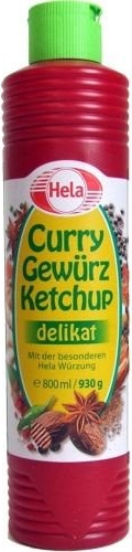 Hela Curry kořeněný kečup delikát 930 g od 99 Kč - Heureka.cz