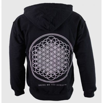 ROCK OFF Bring Me The Horizon Flower Of Life Zip černá – Zboží Mobilmania